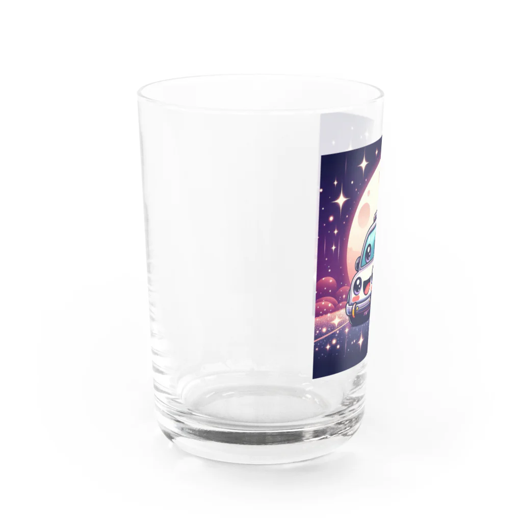 キャラクターズの可愛い車キャラクター Water Glass :left