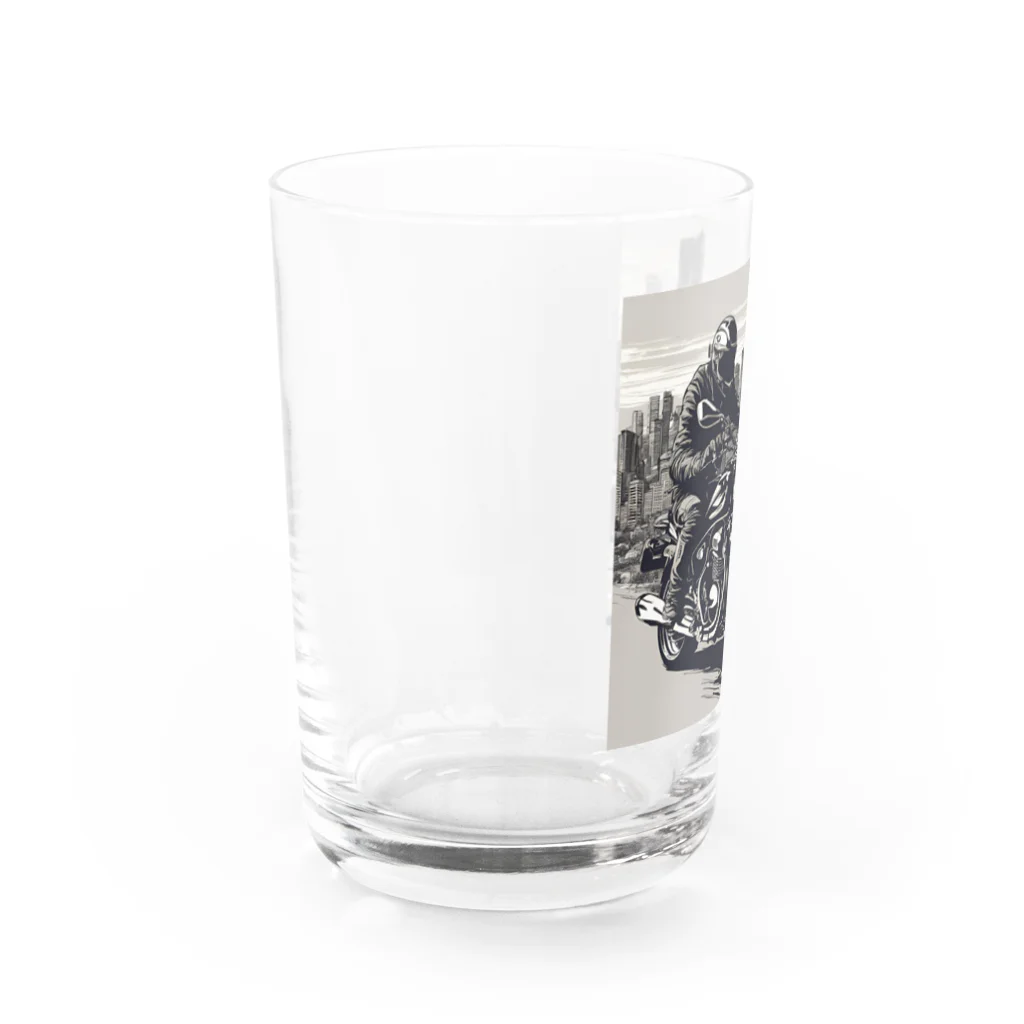 the blue seasonの都市の鼓動を感じるライド Water Glass :left