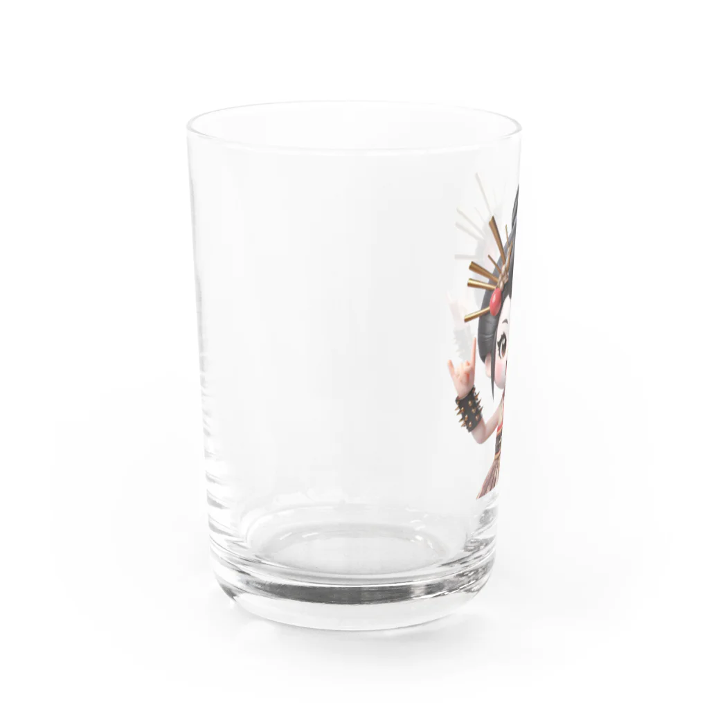 riotriffs_punksの芸者スター_パンク Water Glass :left