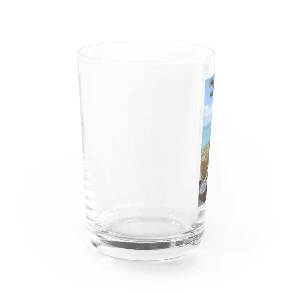 沖縄筋肉屋の南国、トロピカール🏝️ Water Glass :left