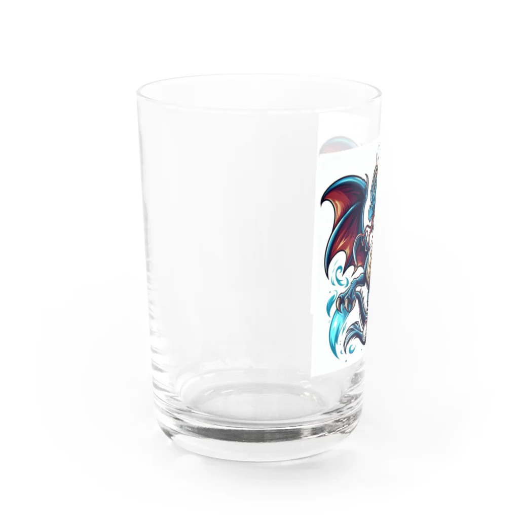 アミュペンのどこか空想的で美しい存在「ドラゴン」 Water Glass :left