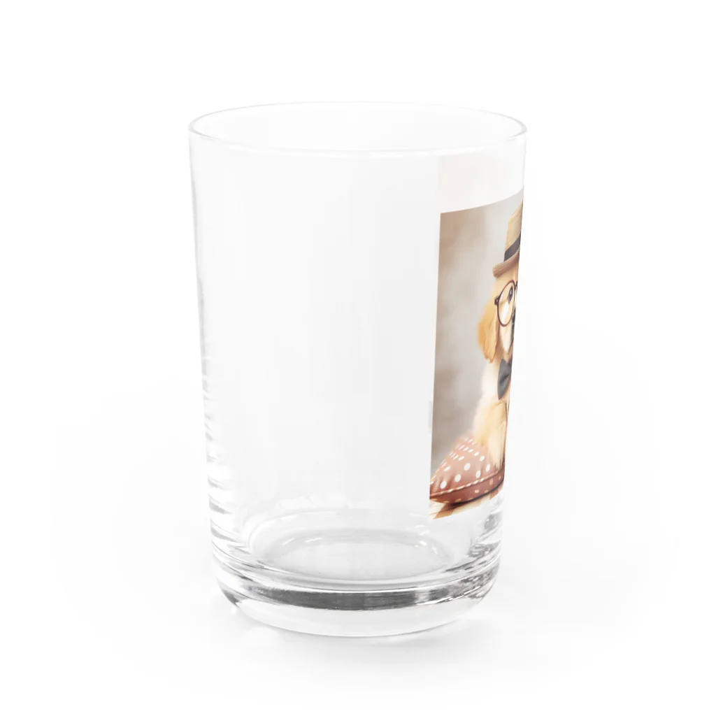 かわうそのめがねいっぬくん Water Glass :left