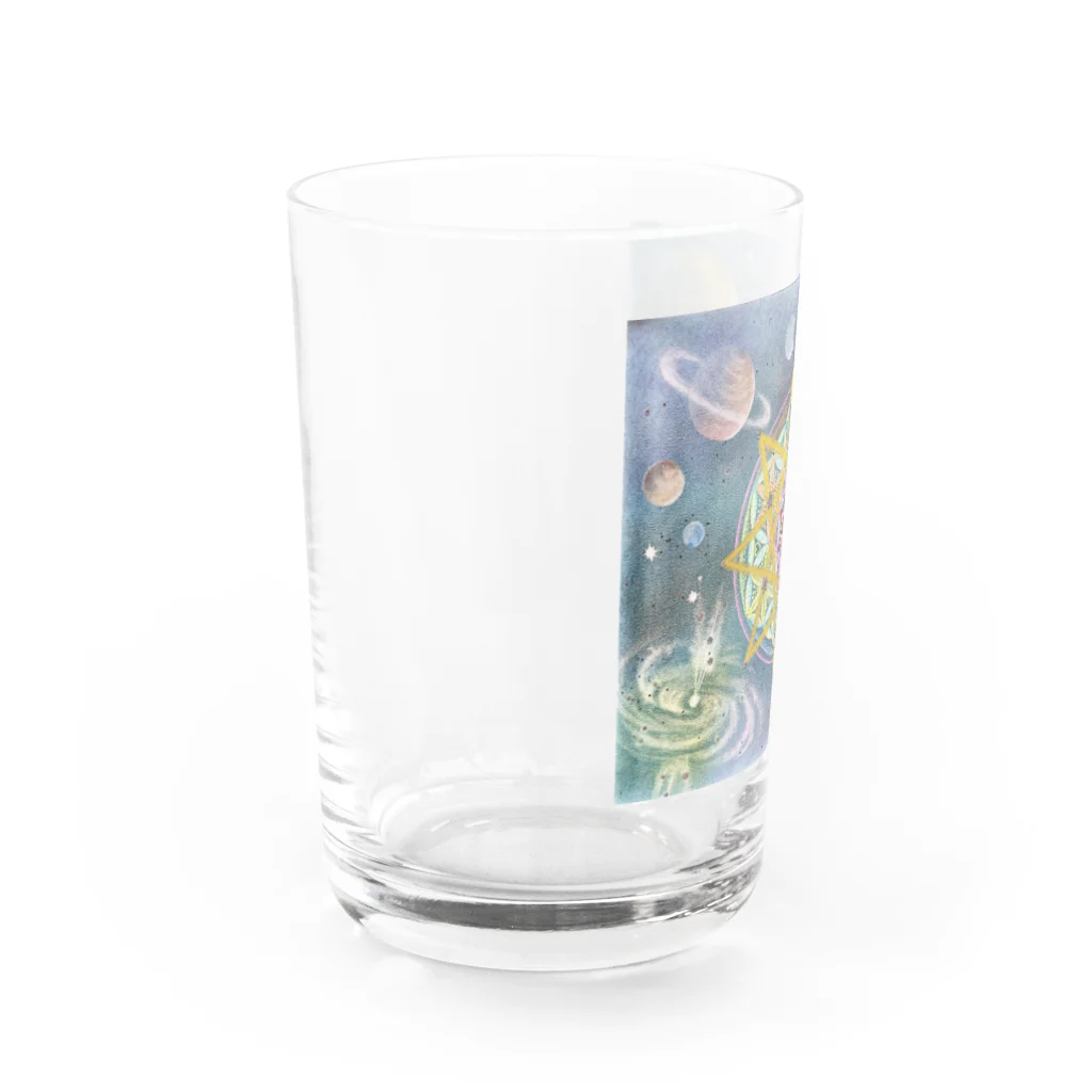 目醒めの魔法陣アーティスト☆岡山紫音のLinaさんの目醒めの魔法陣〜SORA〜 Water Glass :left