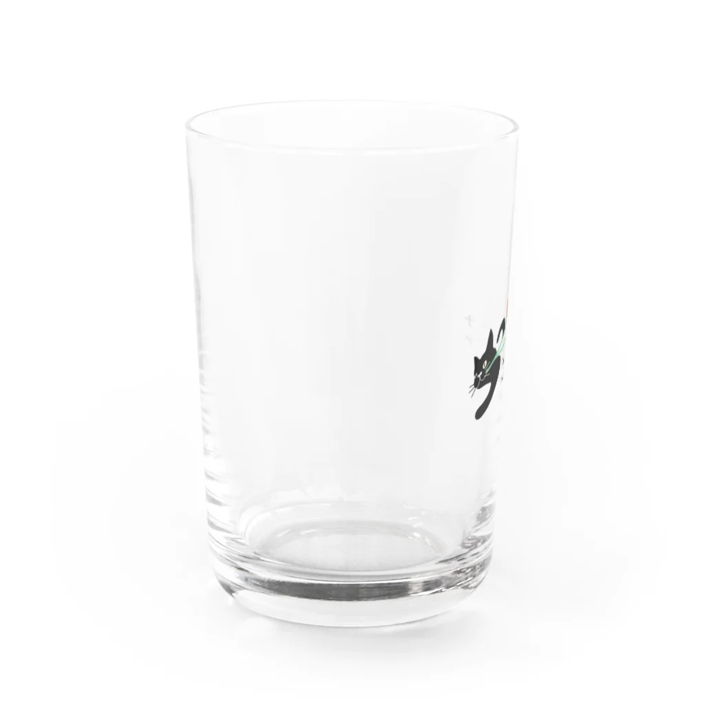 ネコハナ チャリティショップのネコハナ チャリティグッズ Water Glass :left