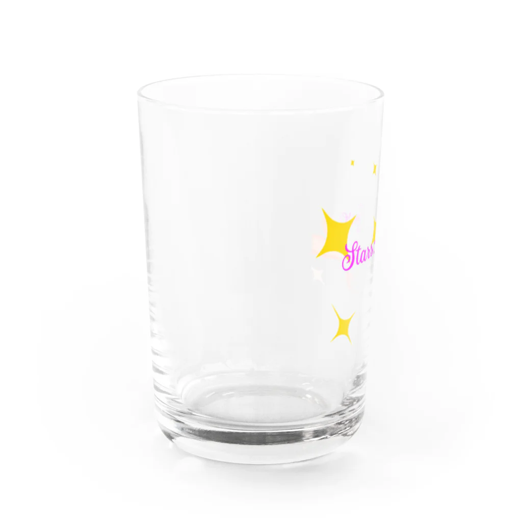 あすたんしょっぷのかわいいロゴふちなしver. Water Glass :left