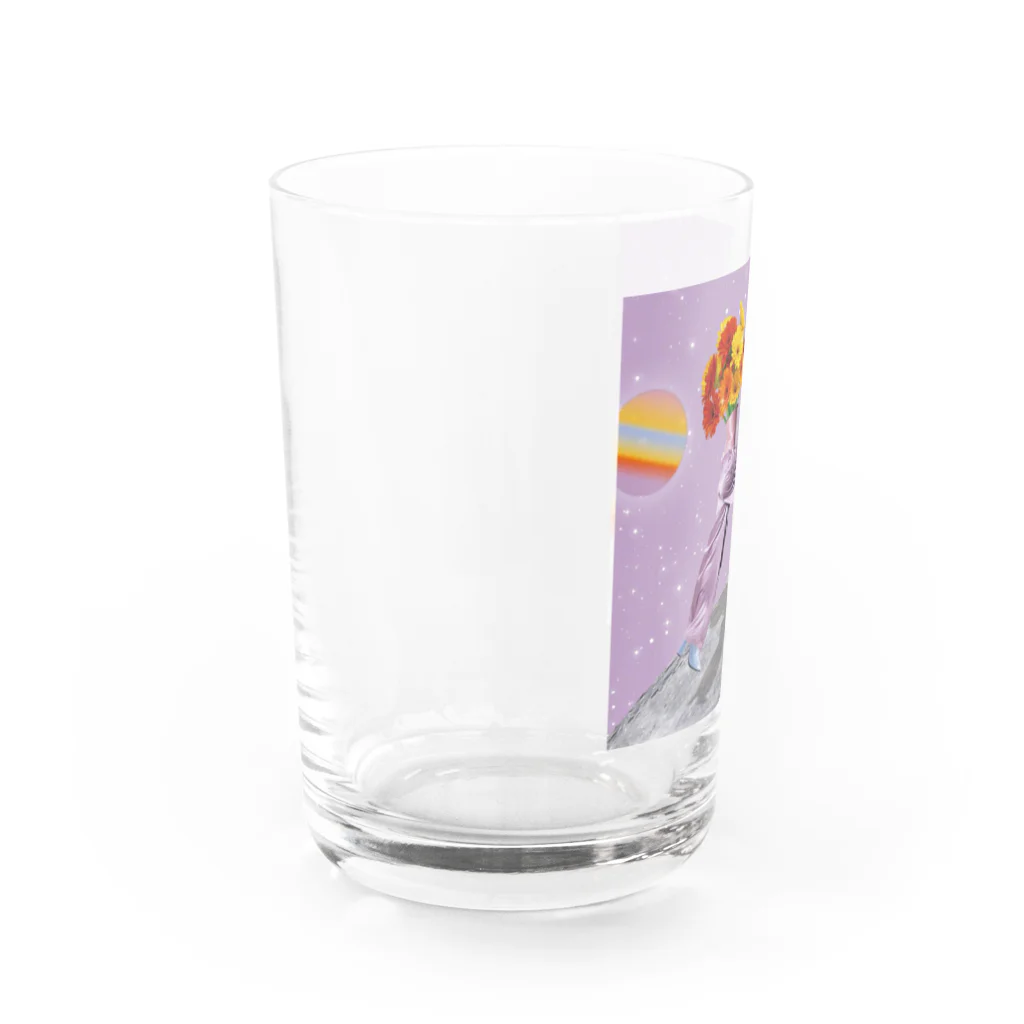 ERiMARi'SHOPのPoppin'ピンクパープル Water Glass :left