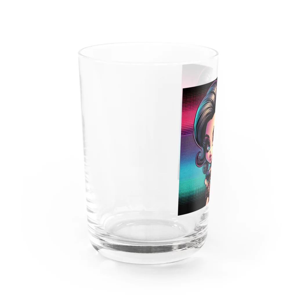 RoseTarot888Shopのtokyo night club Girl Water Glass :left