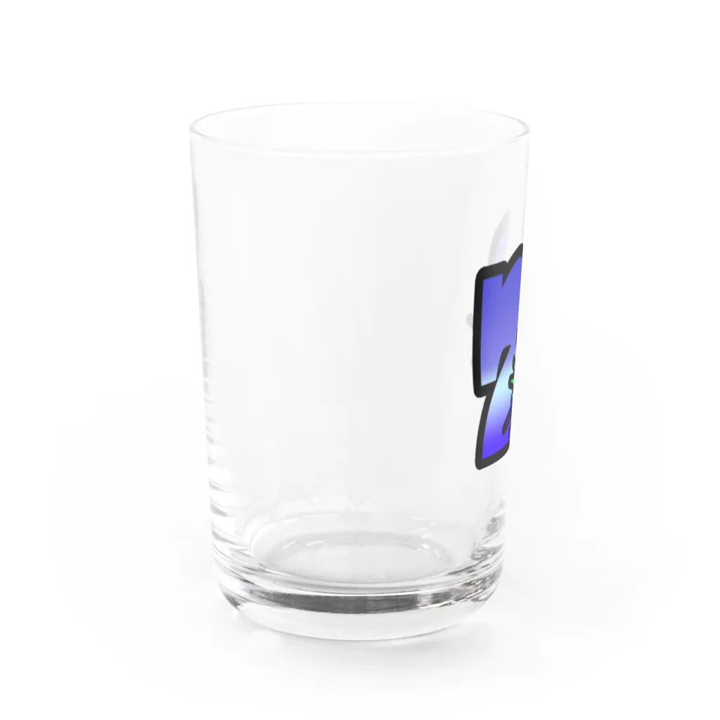 HirockDesignJapanのパチンコ、パチスロTシャツ＠青７図柄 Water Glass :left