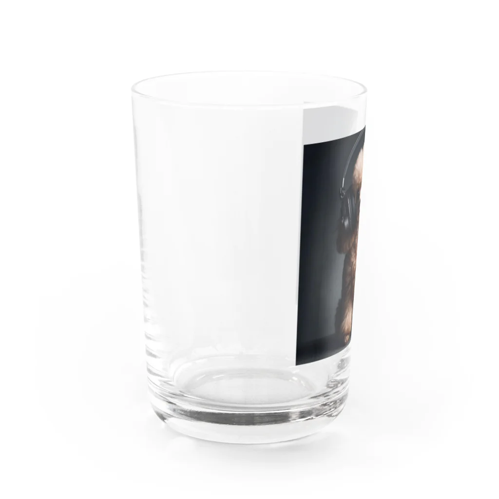 norironのクールなトイプードル Water Glass :left