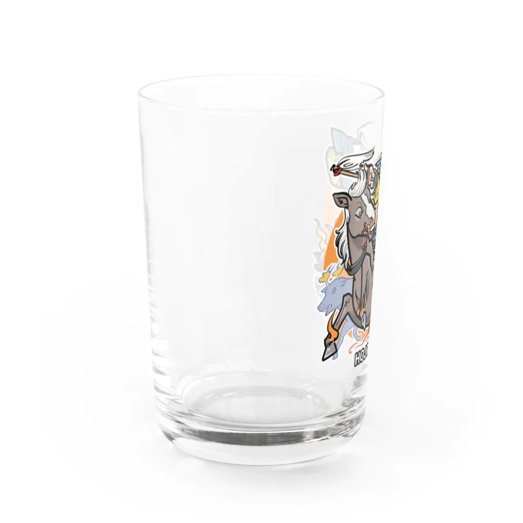 freehandの北条　早雲 Water Glass :left