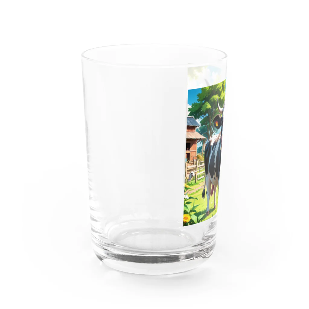 shicatupのお牛様 Water Glass :left