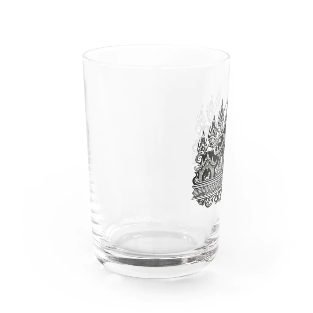 🐘Ganesha Shop🪷のタイ風デザイングッズ Water Glass :left