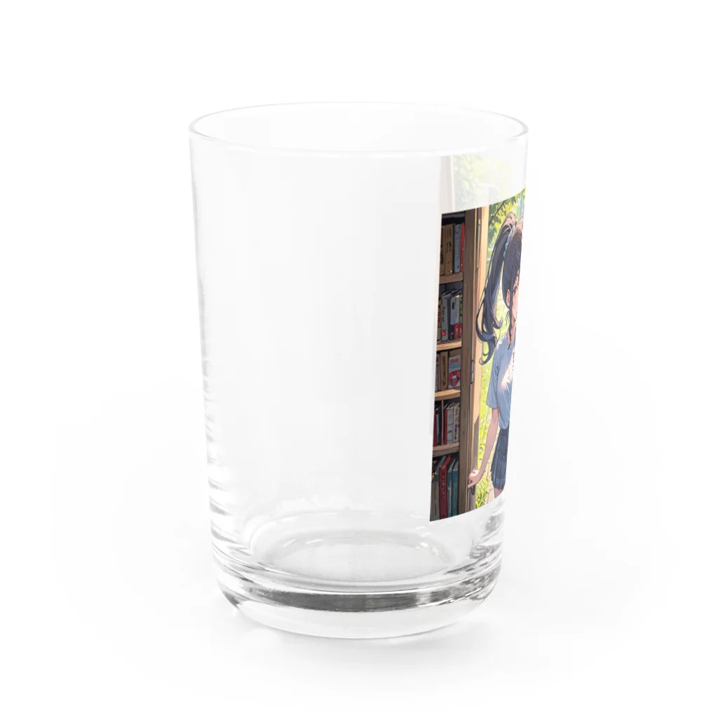 可愛嘘(かわうそ)くんの領域の田舎のJK Water Glass :left