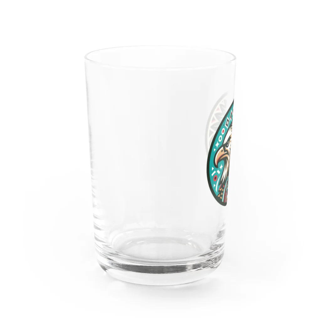 lblのNative American eagle Water Glass :left