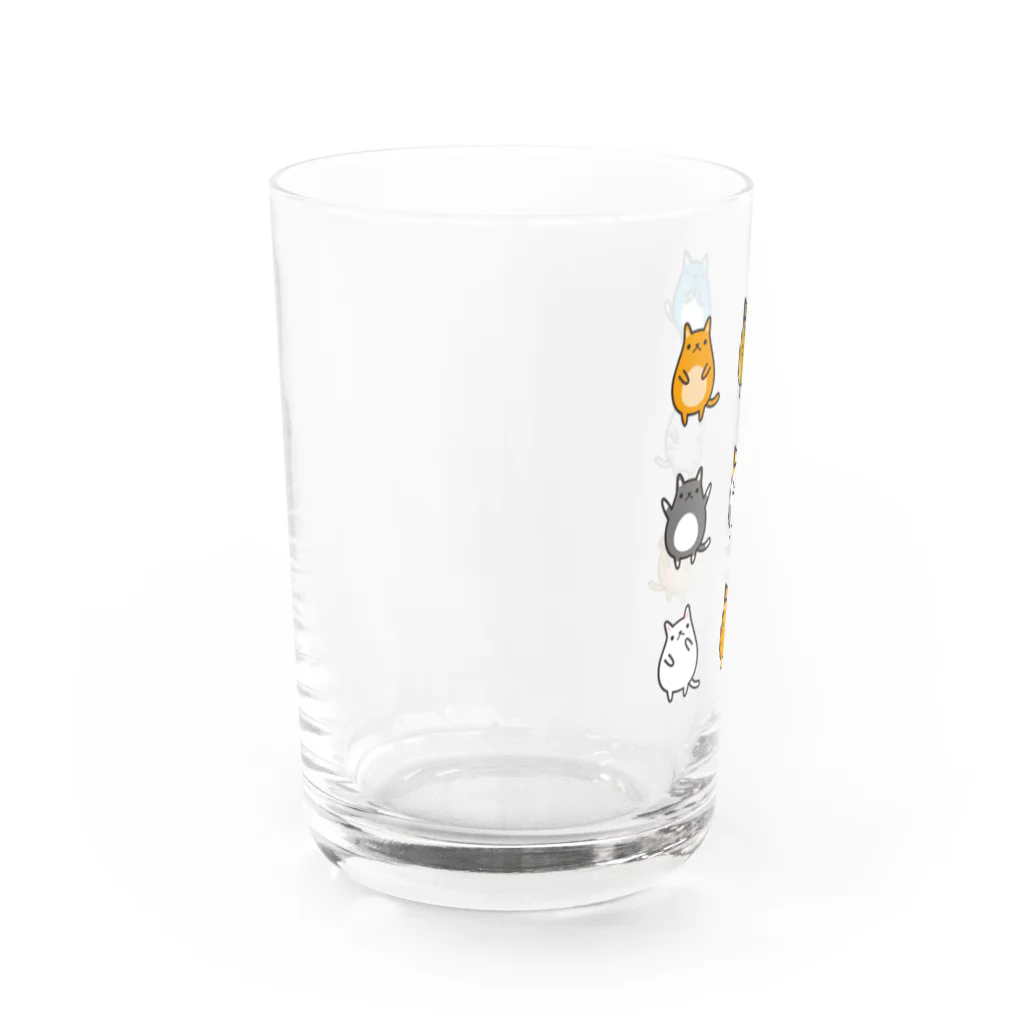 hiropo3のねこズ Water Glass :left
