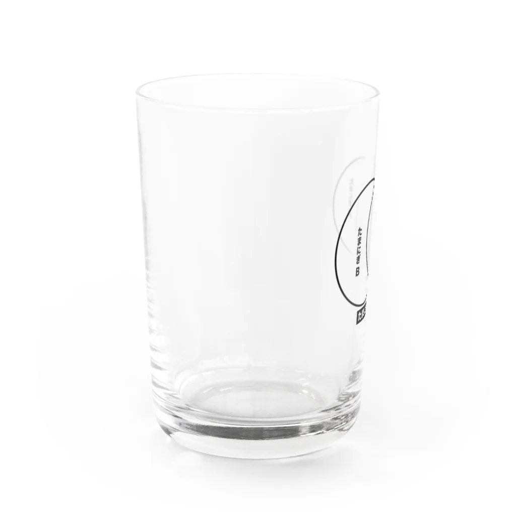 fx_bbbのたまにぎベン図 Water Glass :left