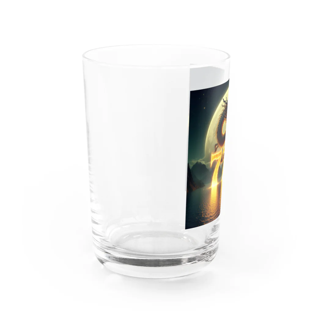 29 dragonのdrgonnumeber777 Water Glass :left