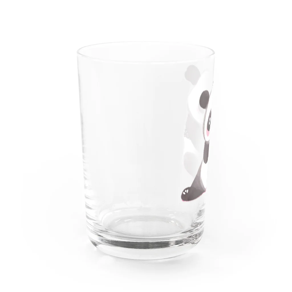 Narisukeのかわいいパンダさん Water Glass :left