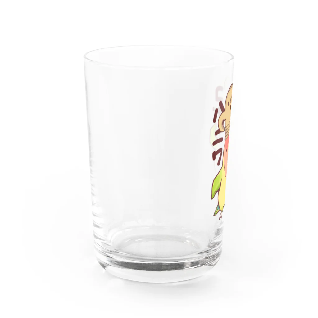 こざくらクラブのコンニチワ！ コザハニワ！！（タイガーチェリー） Water Glass :left
