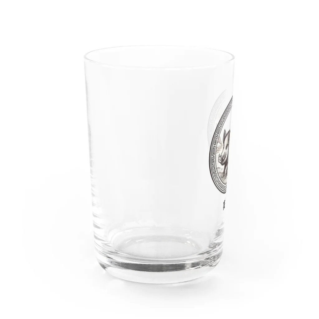 keystoneの亥年 Water Glass :left