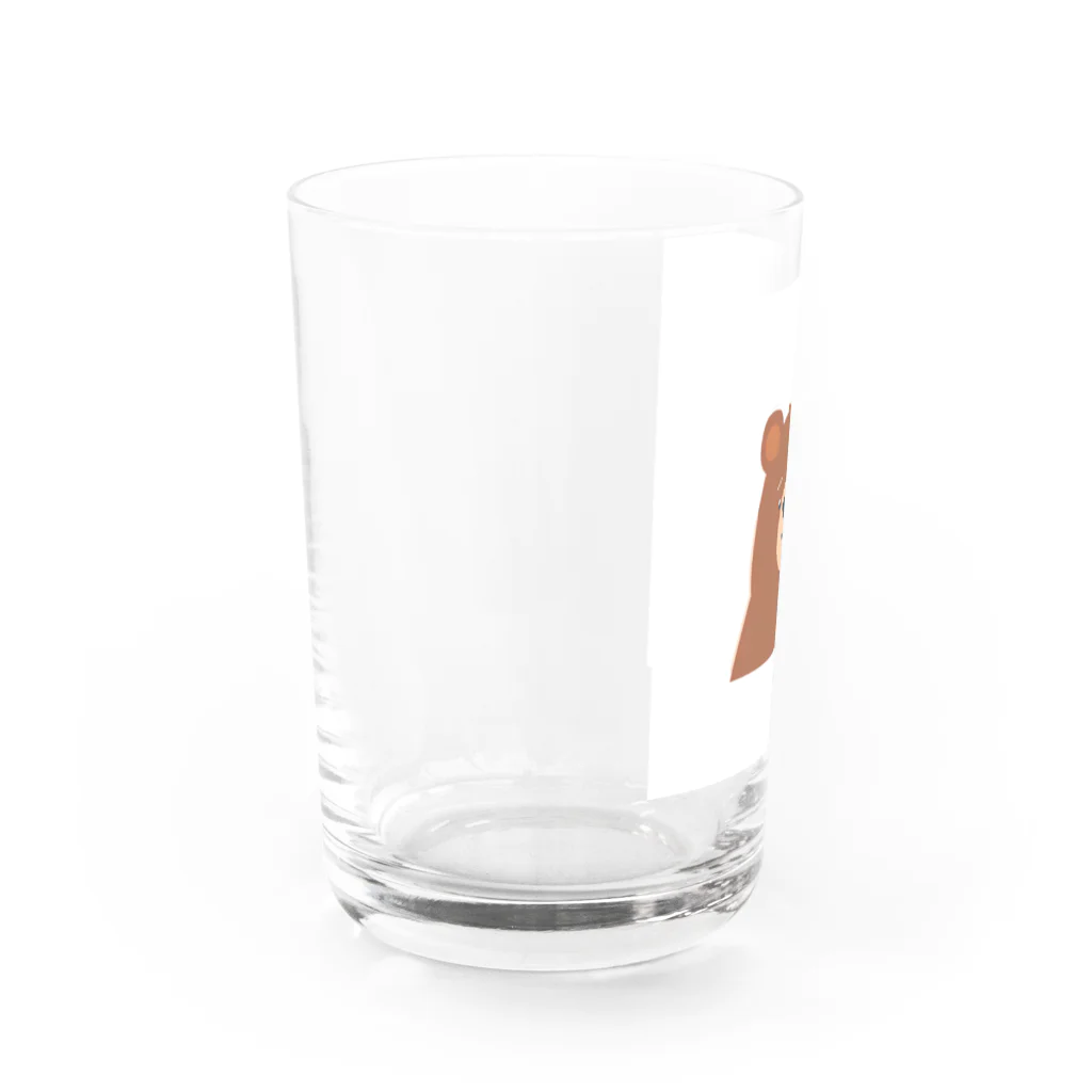 日常の困ったクマ Water Glass :left