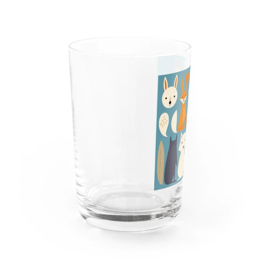 コラソンのお店のアニマルズ−２ Water Glass :left