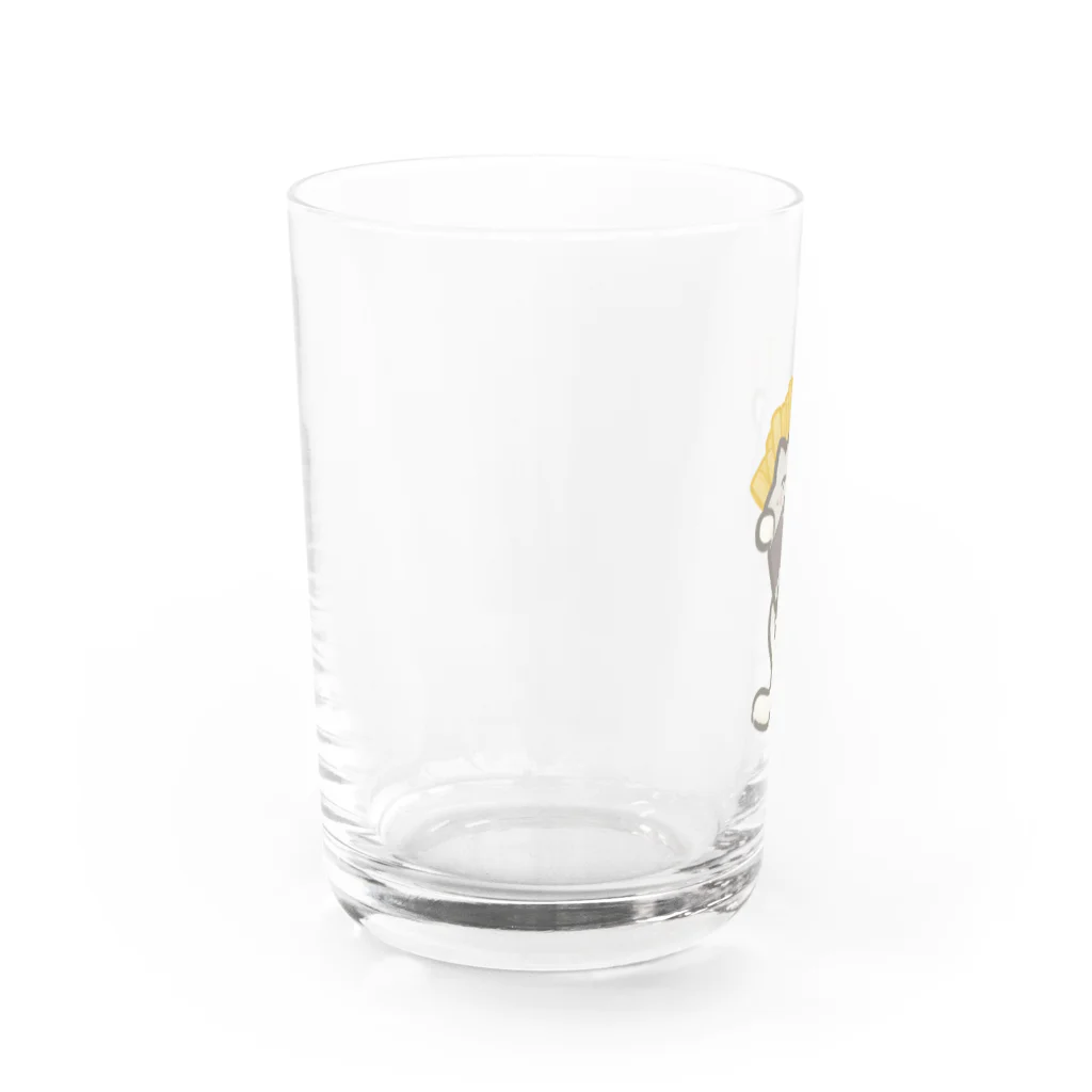 つぎはぎ屋のねこぽてと (ごきげん) Water Glass :left