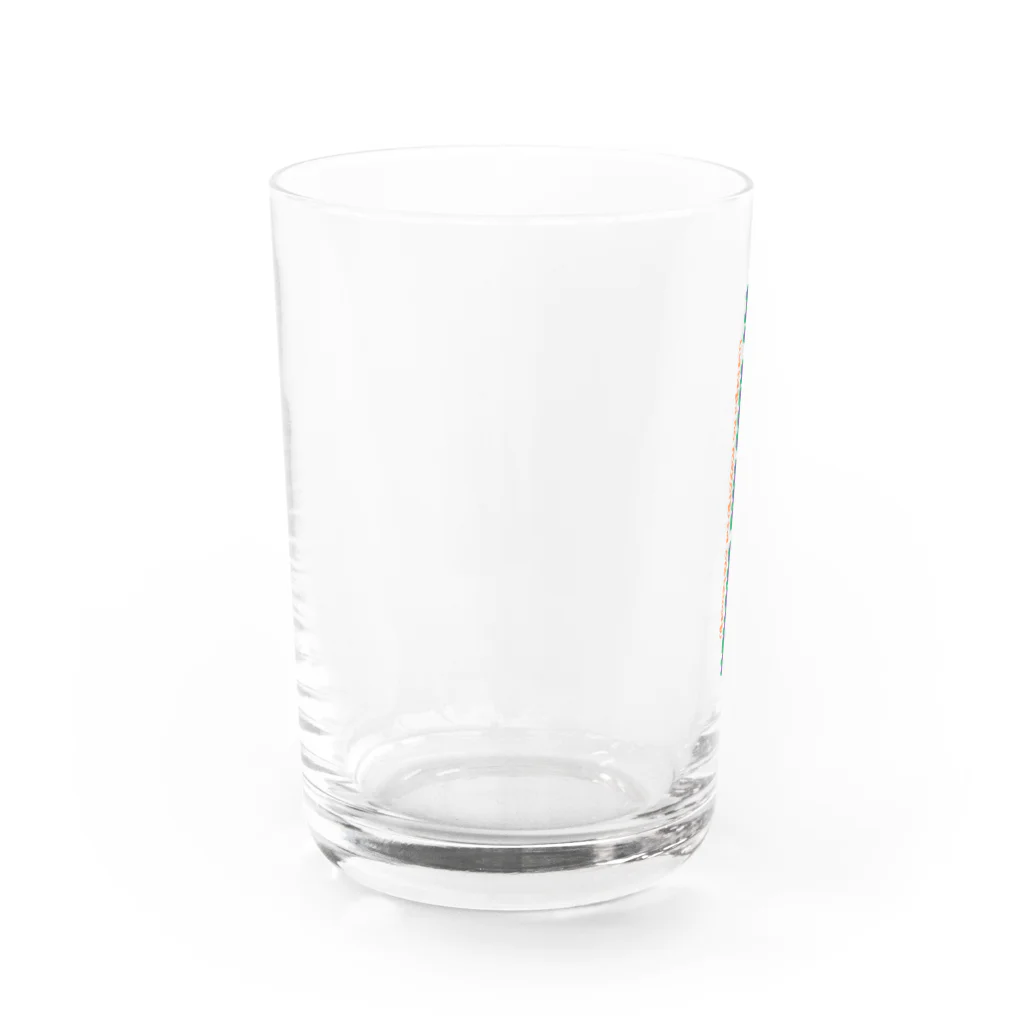 猫ねこネコ堂　SUZURI店の肋骨骨折中1-タテ Water Glass :left