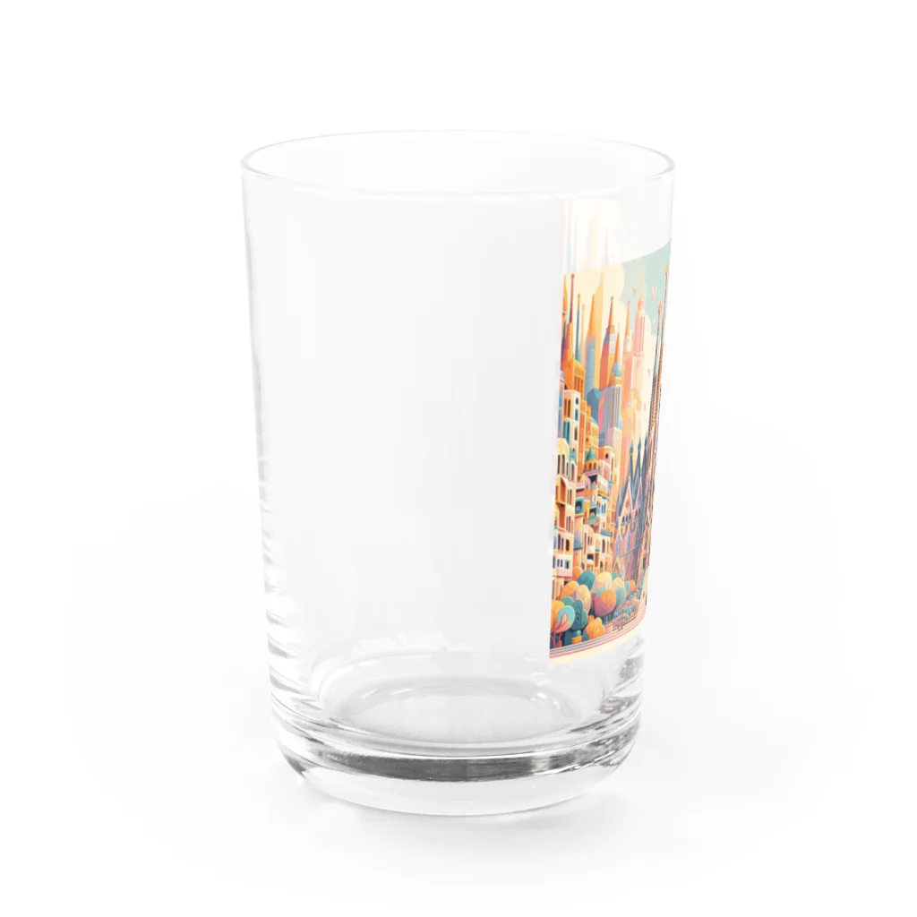 aoharu2005のサクラダファミリア Water Glass :left