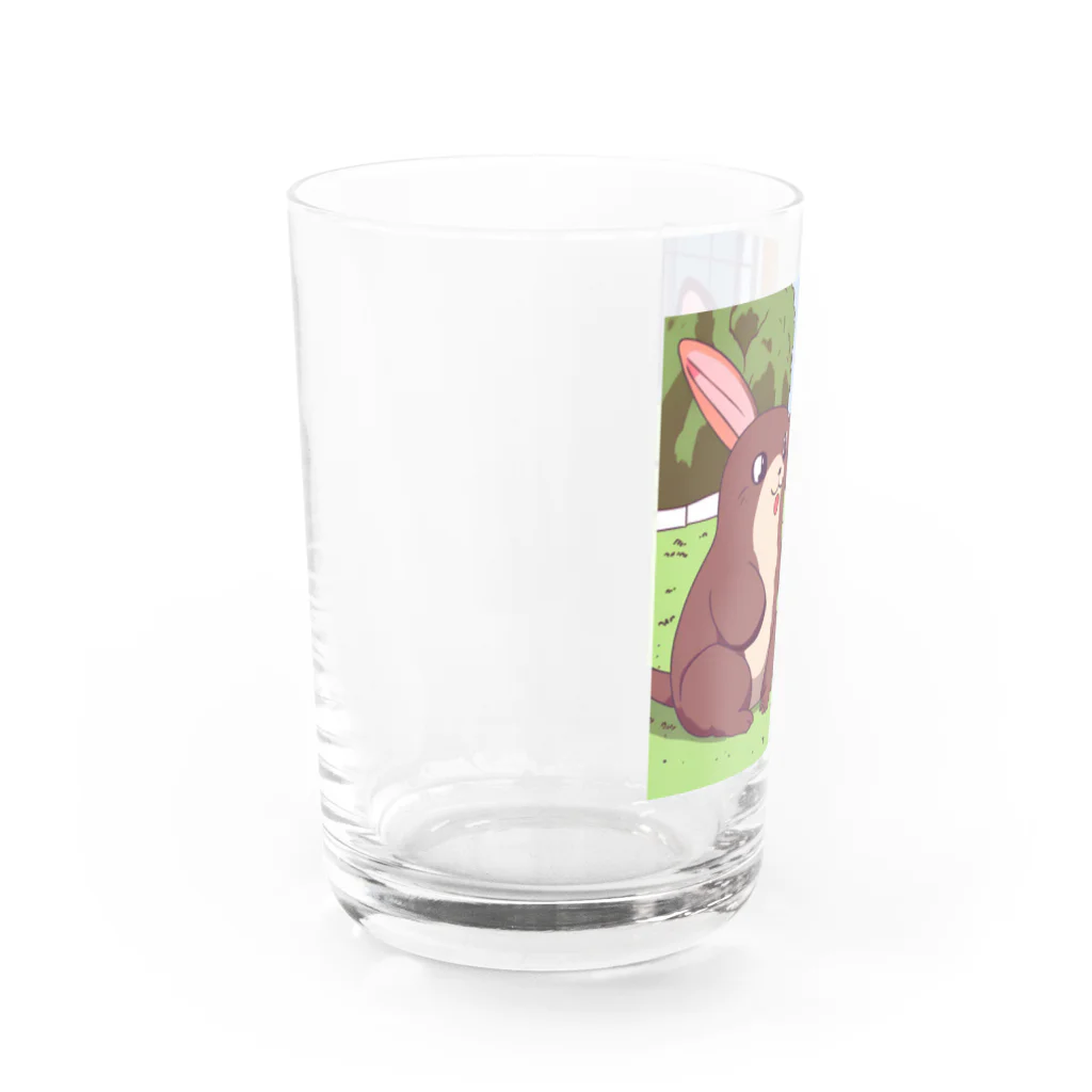 WhimsyWaresのうさぎ Water Glass :left