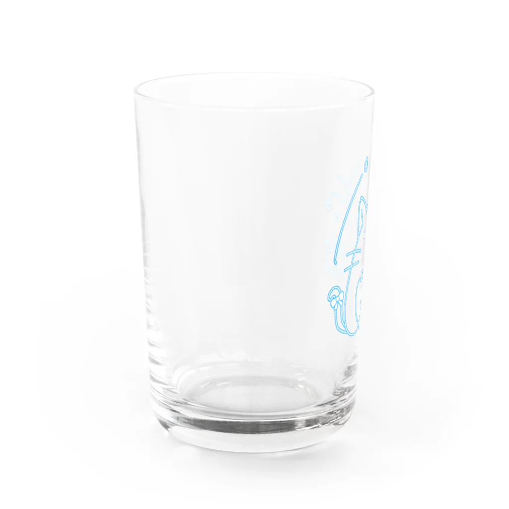 にこにこ雑貨店の宵風美琴サイン入り Water Glass :left