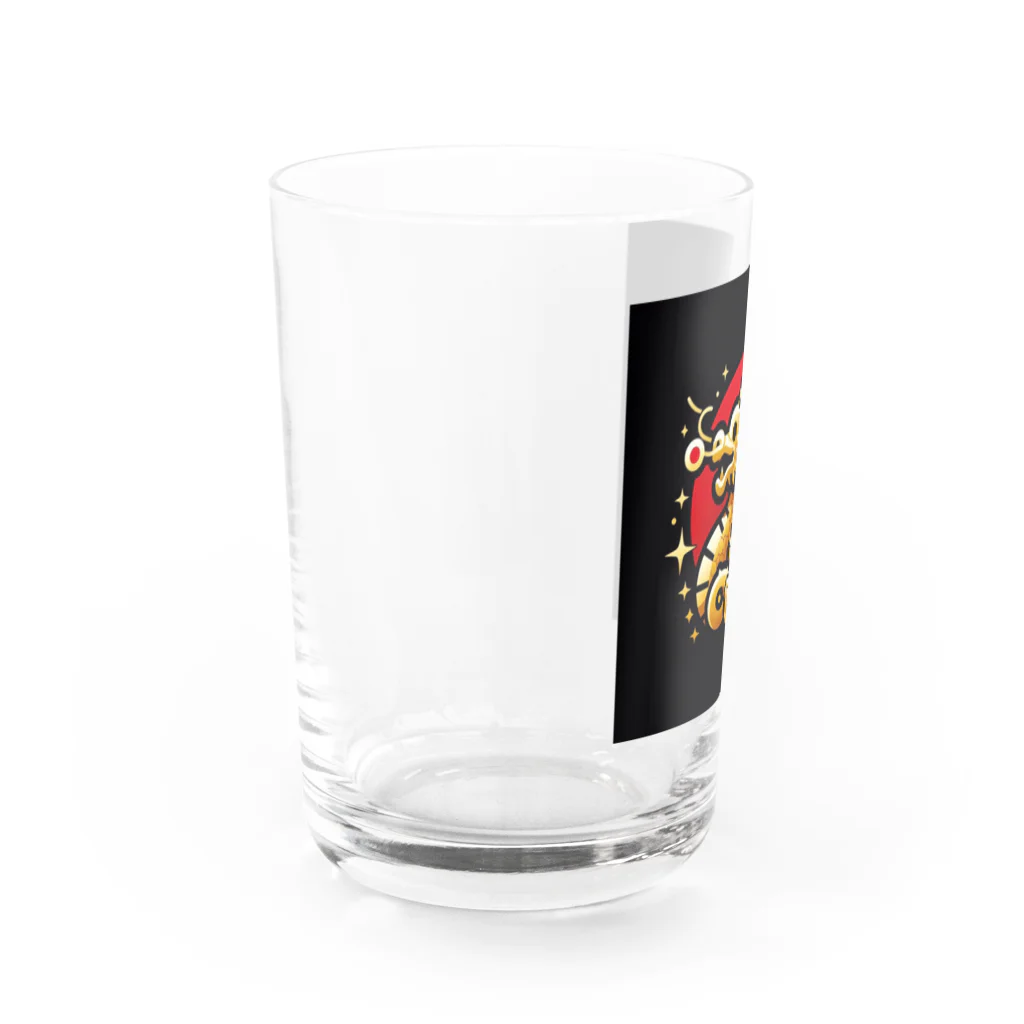 幸福龍神の幸運を呼ぶ金龍ちゃん🐉 Water Glass :left