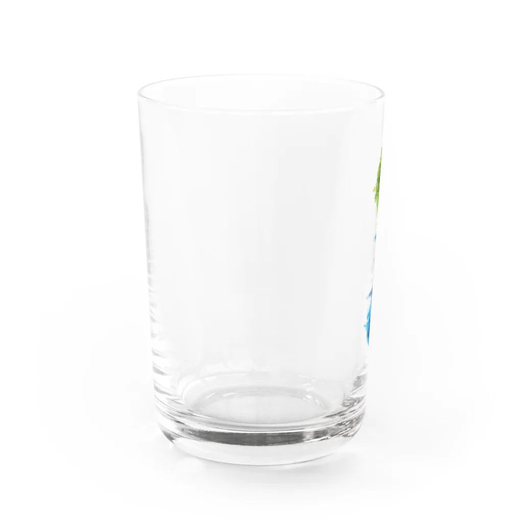 Chi3の生命の水 クリーンウォーターの未来 Water Glass :left