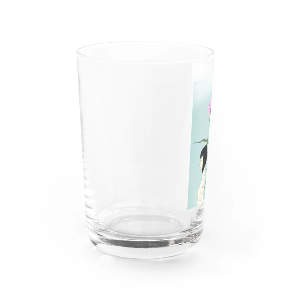 kukuri1957のお店のちくちくアザミ Water Glass :left