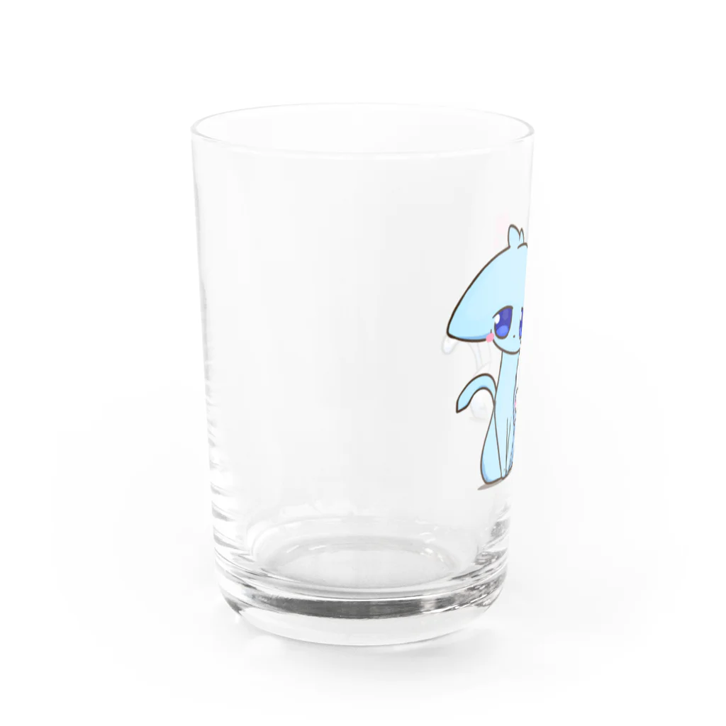 カッキー創作チャンネルのあおニャンさん＆ニャンさん Water Glass :left