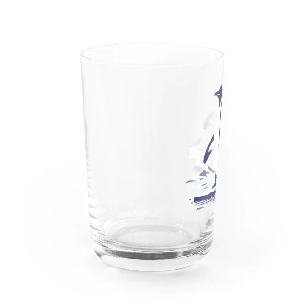 Green__teaのペンギンと氷山 Water Glass :left