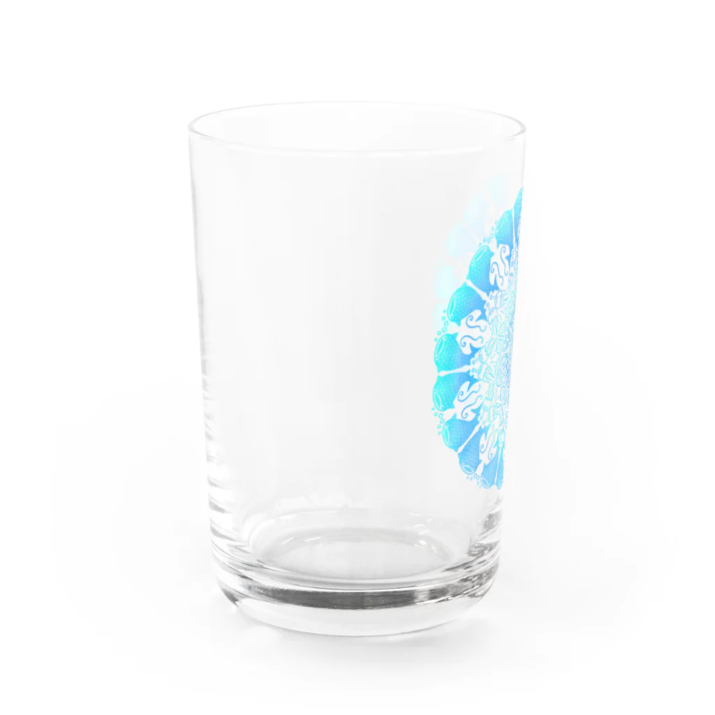 みよのジンベイ曼荼羅 Water Glass :left