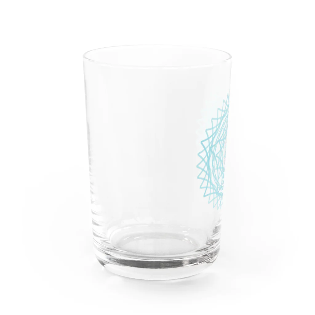 美詞の店の神聖幾何学模様風✨bl1 Water Glass :left