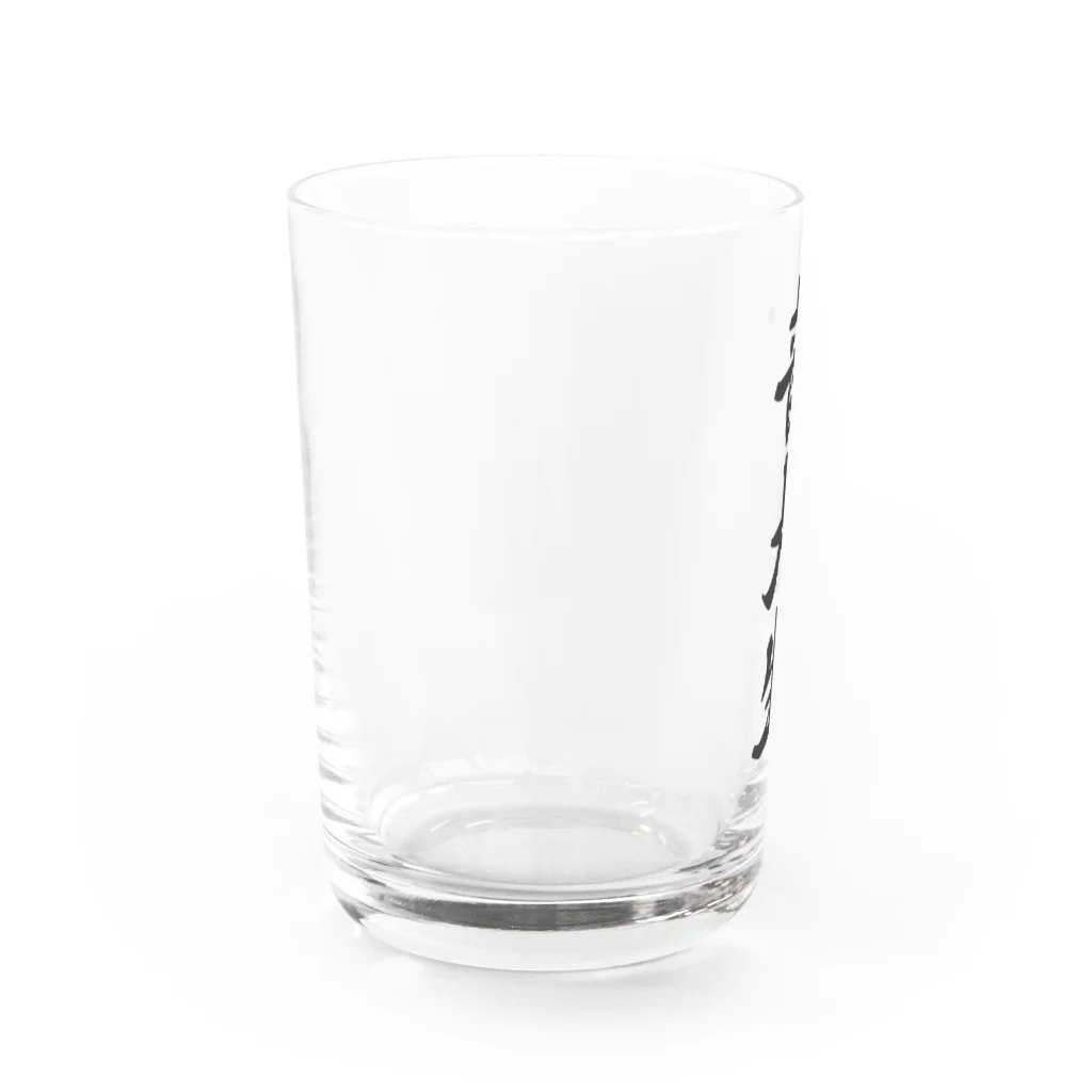 着る文字屋の音大生 Water Glass :left