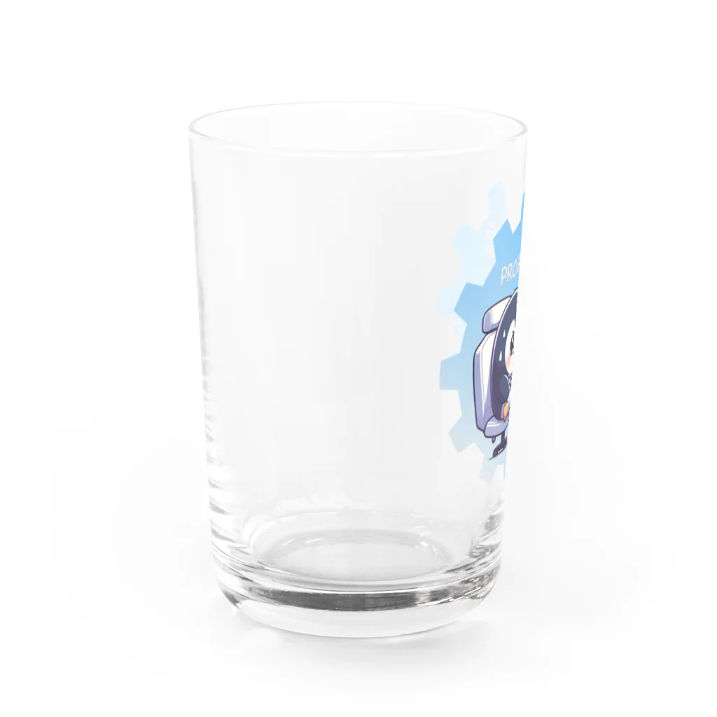 エンジニアあにまる。のエンジニアぺんぎん。5 Water Glass :left