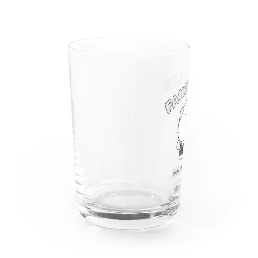 kajiinorikoのおとぼけねこ(モノクロ) Water Glass :left