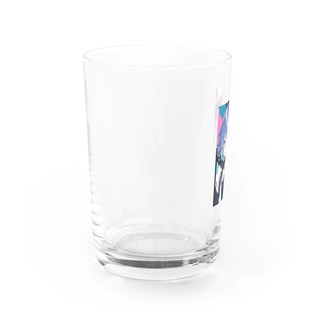 なめたけのしぐれ Water Glass :left