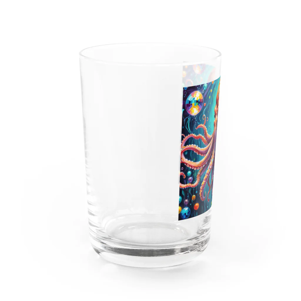 クロネコ屋のディスコタコ Water Glass :left