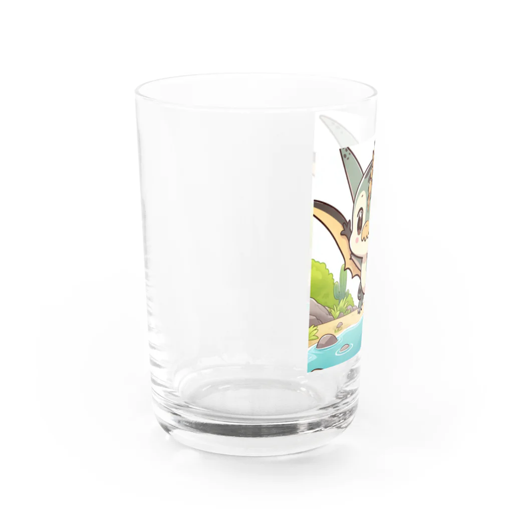 dinosaur_brothersのべびぃプテラ② Water Glass :left