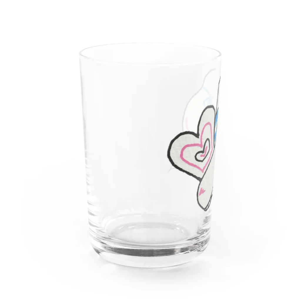 きょうちゃんのﾅｽｶﾞﾏﾏのぷりけちゅ。 Water Glass :left