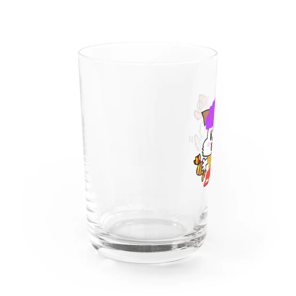 なんかクセになる販売店『あきょん』の大阪のオバワンちゃん Water Glass :left