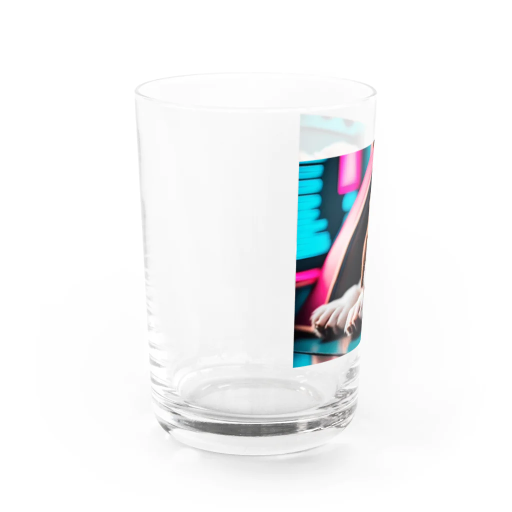 TMBUのワンだふる Water Glass :left