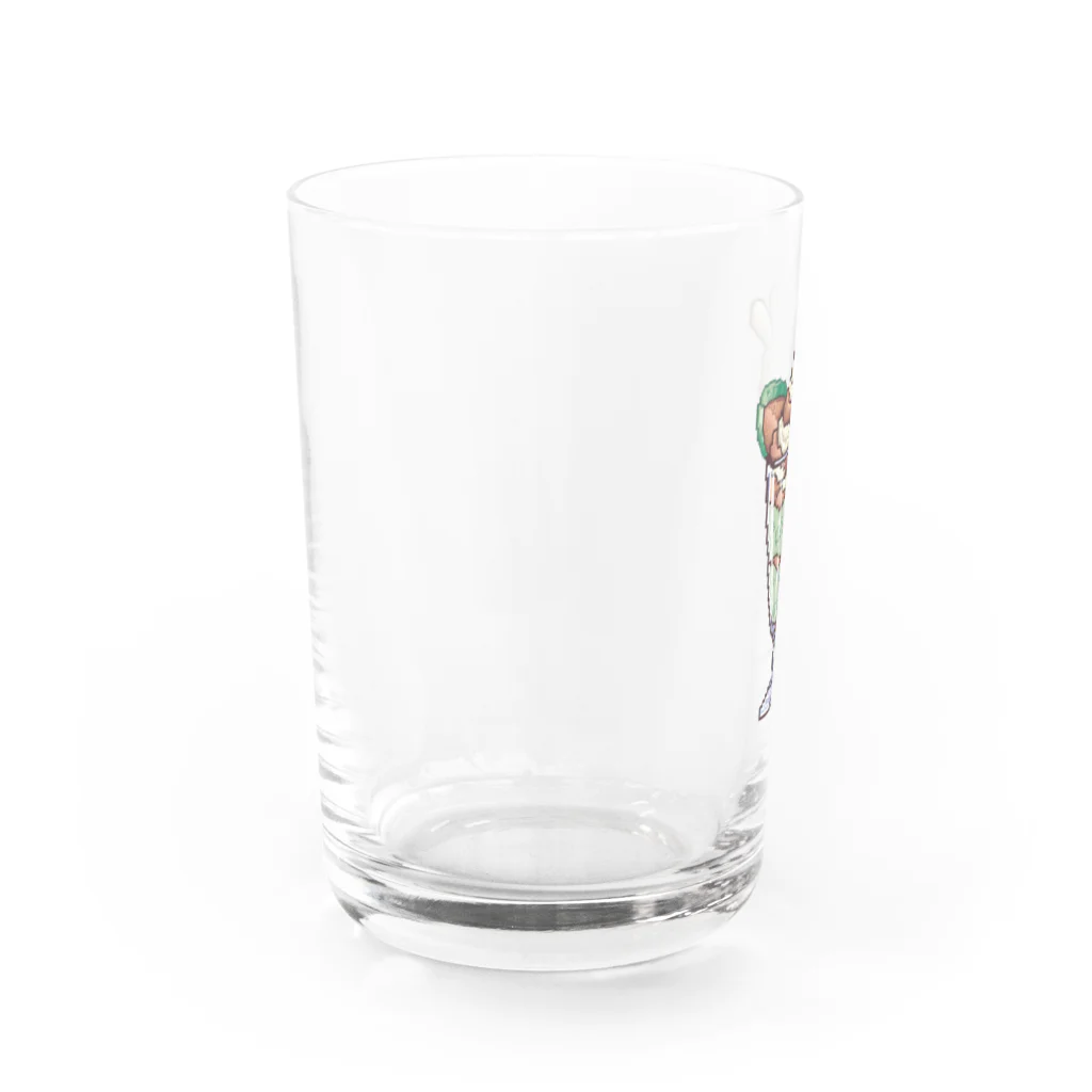 Msks-328772のうさうさぱふぇ　メロン味 Water Glass :left