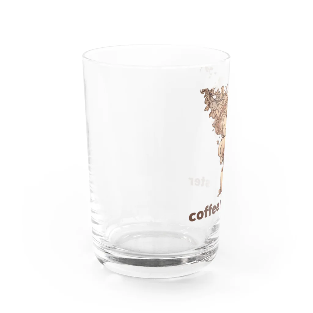 leisurely_lifeのcoffee monster Bourbon Water Glass :left