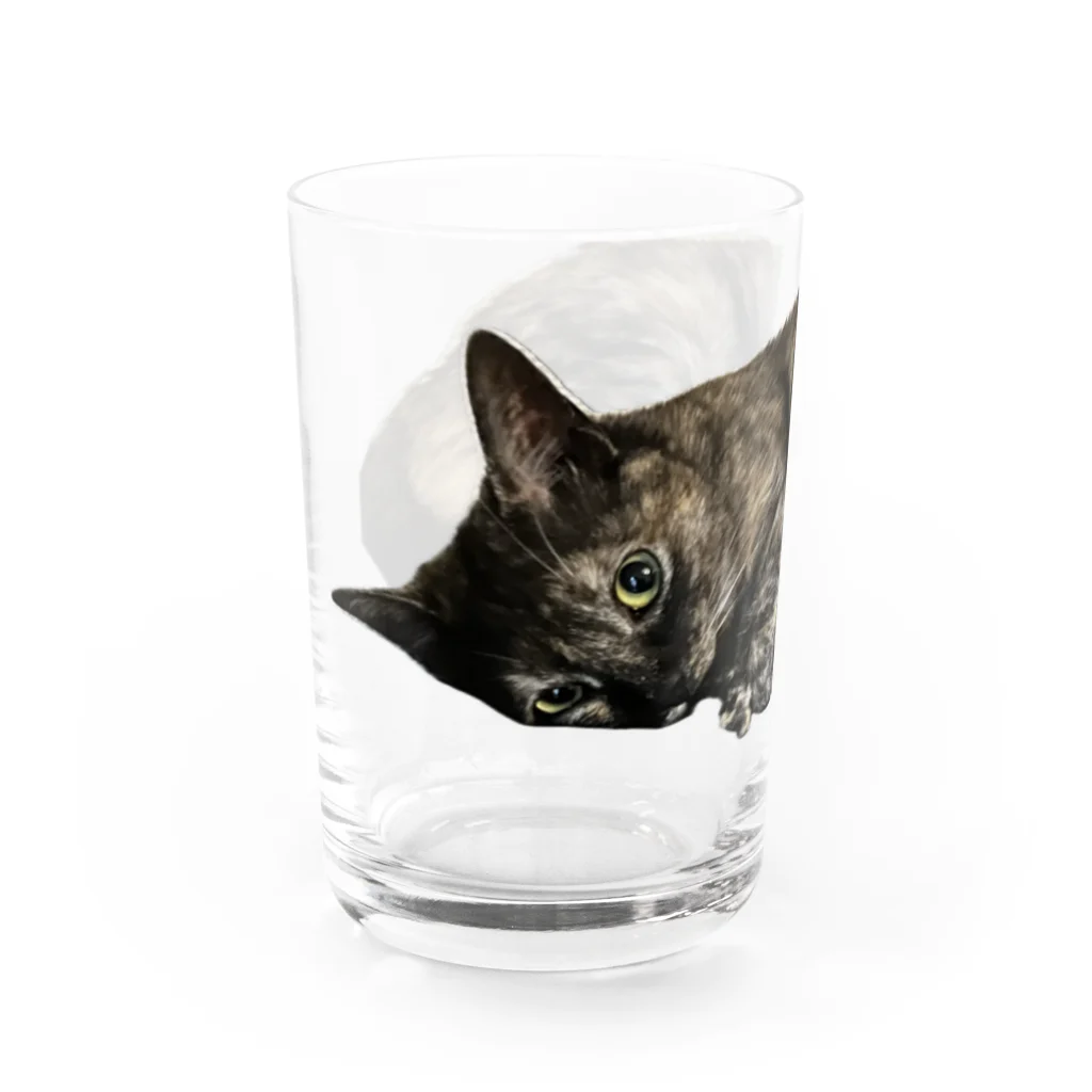 izuU shopのきゅるりんまーちゃん。 Water Glass :left